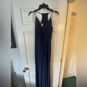 Navy blue bridesmaid dress